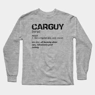 Carguy // Black Long Sleeve T-Shirt